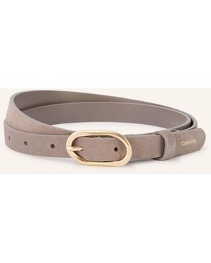 Calvin Klein Ledergürtel - Natur