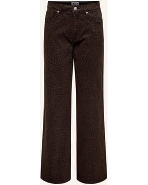ONLY Wide Leg Jeans - Braun