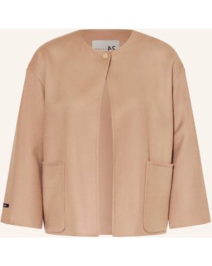 Manzoni 24 Kastenjacke mit 3/4-Arm - Natur