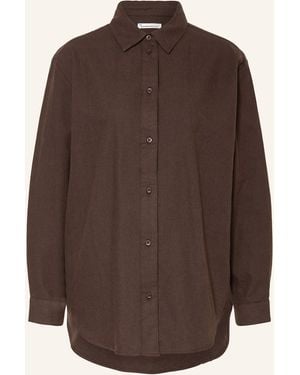 Knowledge Cotton Outdoor-Bluse - Braun