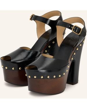 Chloé Plateau-Sandaletten MERET mit Nieten - Schwarz