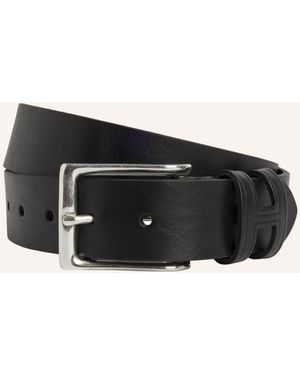 Hackett Gürtel TACK STITCH H KEEPER - Schwarz