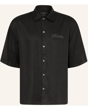 AllSaints Kurzarm-Hemd CIRCE - Schwarz