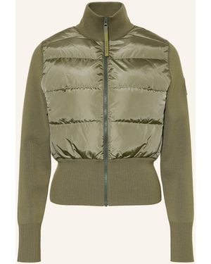 Canada Goose Daunenjacke HYBRIDGE im Materialmix - Grün