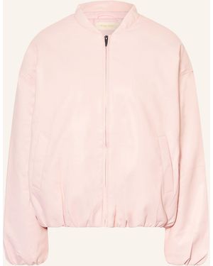 Another Cotton Lab Blouson in Lederoptik - Pink