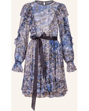Helene Galwas Minikleid aus Seide BECKYRE - Blau