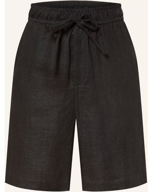 Van Laack Leinenshorts VL-HELEAS-BR - Schwarz