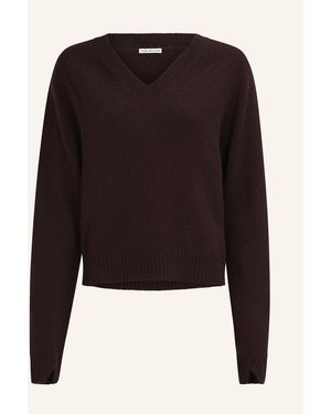 TRUE RELIGION Strickpullover V-Neck MC COCO - Schwarz