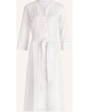 BETTY&CO Kleid aus Lochspitze mit 3/4-Arm - Natur