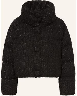 Moncler Daunenjacke ALMEE mit Glitzergarn - Schwarz