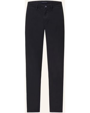 STROKESMAN'S Piqué-Chino Slim Fit - Blau