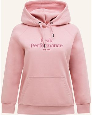 Peak Performance Hoodie - Pink