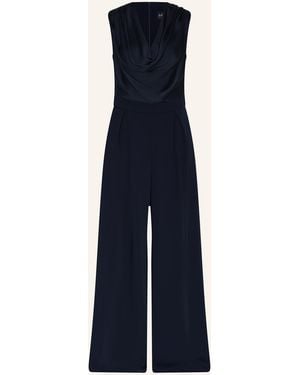 Joseph Ribkoff Jumpsuit im Materialmix - Blau