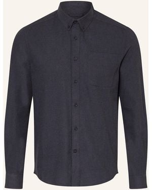 Knowledge Cotton Flanellhemd - Blau
