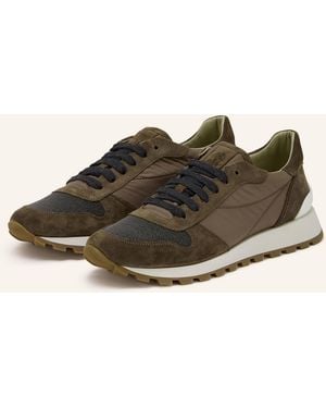 Brunello Cucinelli Sneaker mit Schmucksteinen - Braun
