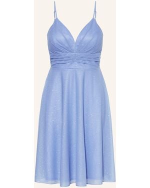 VM VERA MONT Cocktailkleid mit Glitzergarn - Blau