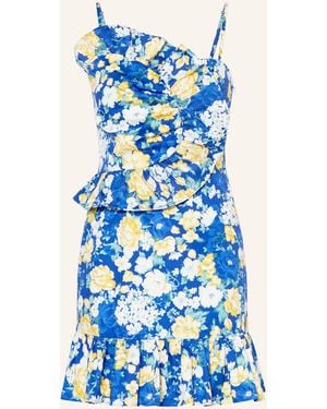 Claudie Pierlot Kleid mit Volants - Blau