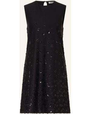 Ottod'Ame Kleid mit Pailletten - Schwarz