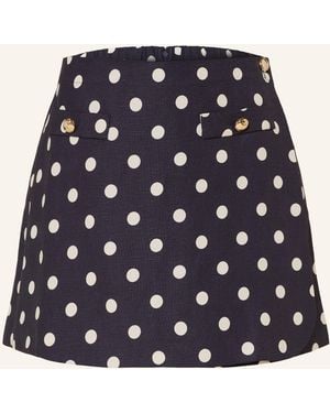 Maje Skort mit Leinen - Blau