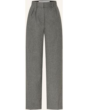 Ba&sh Marlenehose WANI aus Flanell - Grau