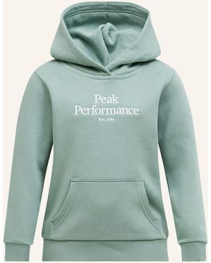 Peak Performance Kapuzensweatshirt - Grün
