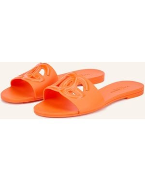 Dolce & Gabbana Pantoletten - Orange