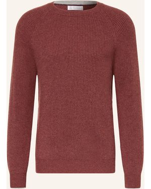 Brunello Cucinelli Cashmere-Pullover - Rot