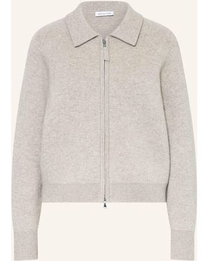Mrs & HUGS Strickjacke mit Cashmere - Weiß
