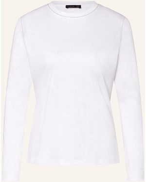Van Laack Longsleeve VL-MELLA-PB1 mit Schmucksteinen - Weiß