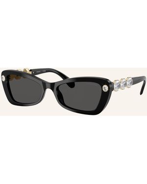 Swarovski Set: Sonnenbrille SK6033 und Armband - Schwarz