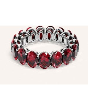 VEYNOU Ring ROUGE ETERNITY Small aus 14 Karat Weißgold und 9,49ct. Rubine - Pink