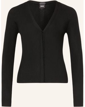 BOSS Strickjacke FRIVA - Schwarz