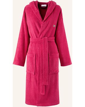 Lacoste Bademantel LOPEN - Pink