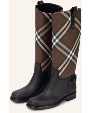 Burberry Gummistiefel CAVALIER - Schwarz