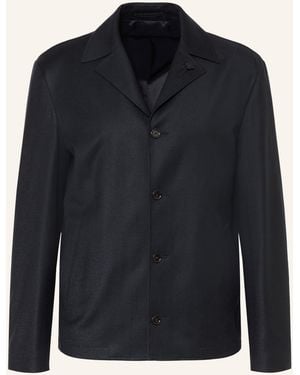 Lardini Overjacket aus Flanell - Blau
