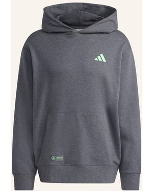 adidas MERCEDES - AMG PETRONAS FORMULA ONE TEAM PREMIUM SWEAT HOODIE - Grau