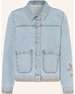 Cartoon Jeansjacke - Blau