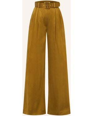 Zimmermann Marlenehose aus Seide - Natur