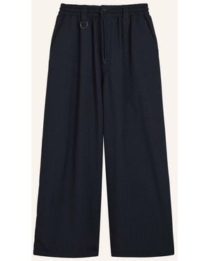 Y-3 SPORT UNIFORM HOSE MIT WEITEM BEIN - Blau