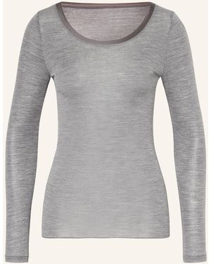 CALIDA Lounge-Shirt TRUE CONFIDENCE mit Seide - Grau