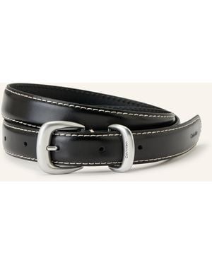Calvin Klein Ledergürtel - Schwarz