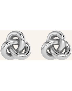 Edblad Ohrstecker INFINITY KNOT STUDS L - Mettallic