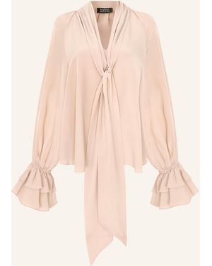 Sly010 Schluppenbluse ROZINA aus Seide - Natur