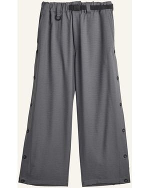 Y-3 SPORT UNIFORM ADAPTIVE 3-STREIFEN HOSE - Grau