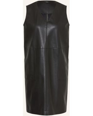 Opus Kleid WANCY in Lederoptik - Schwarz