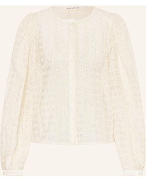 Sofie Schnoor Bluse CORASW aus Lochspitze - Natur
