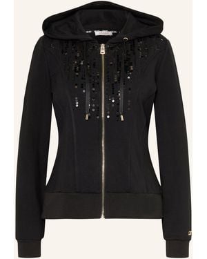 Liu Jo Sweatjacke mit Pailletten - Schwarz