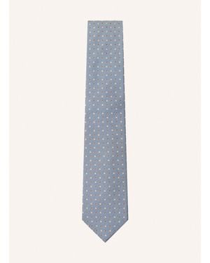 Hackett Krawatte OXFORD DOT - Weiß