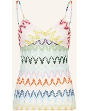 Missoni Stricktop mit Glitzergarn - Mehrfarbig