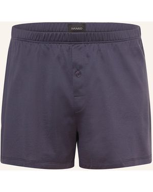 Hanro Boxershorts COTTON SPORTY - Blau